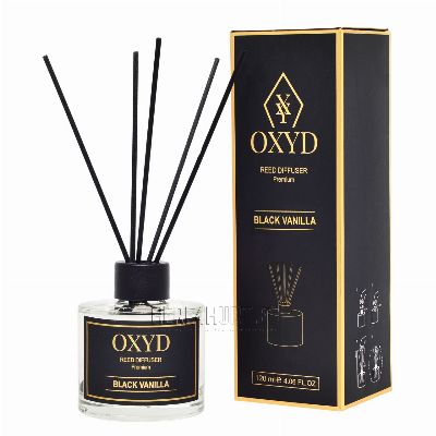 Odświeżacze powietrza w formie patyczków- OXYD - Black Vanila (120ml, 5 sztuk )