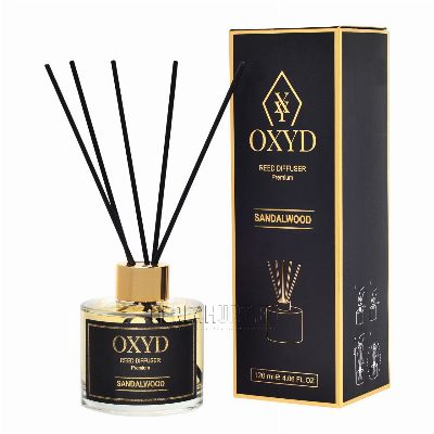 Odświeżacze powietrza w formie patyczków- OXYD - Sandalwood (120ml, 5 sztuk )